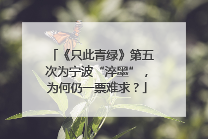 《只此青绿》第五次为宁波“淬墨”，为何仍一票难求？