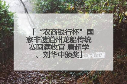 “农商银行杯”国家非遗道州龙船传统赛圆满收官 唐超学、刘华中颁奖