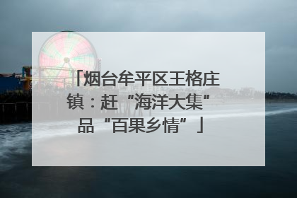 烟台牟平区王格庄镇：赶“海洋大集” 品“百果乡情”
