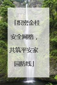 织密金桂安全网格，共筑平安家园防线