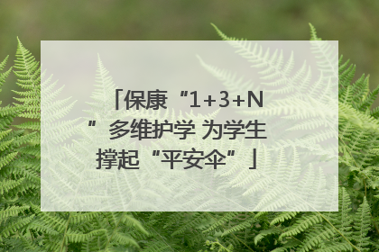 保康“1+3+N”多维护学 为学生撑起“平安伞”