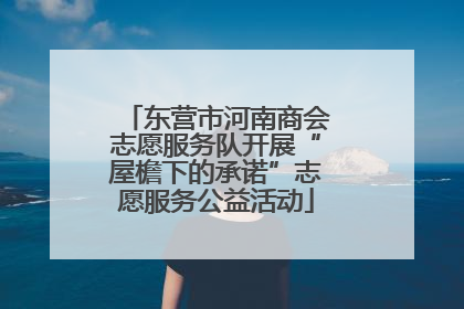 东营市河南商会志愿服务队开展“屋檐下的承诺”志愿服务公益活动