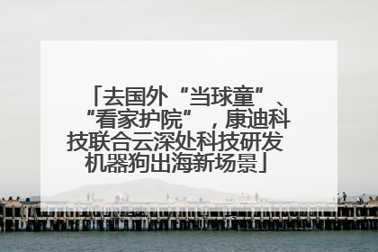 去国外“当球童”、“看家护院”，康迪科技联合云深处科技研发机器狗出海新场景