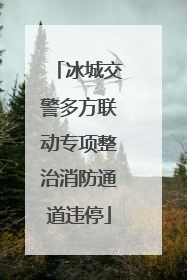 冰城交警多方联动专项整治消防通道违停