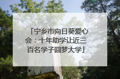 宁乡市向日葵爱心会：十年助学让近三百名学子圆梦大学
