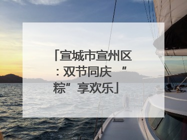 宣城市宣州区：双节同庆 “粽”享欢乐