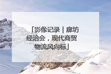 影像记录｜廊坊经洽会，现代商贸物流风向标