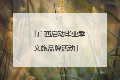 广西启动毕业季文旅品牌活动