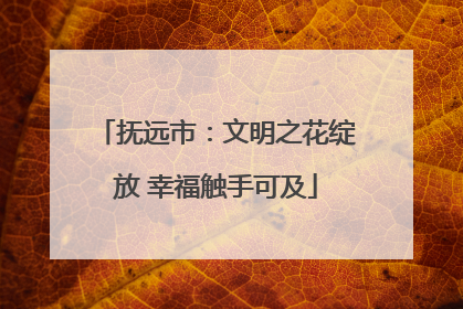 抚远市：文明之花绽放 幸福触手可及