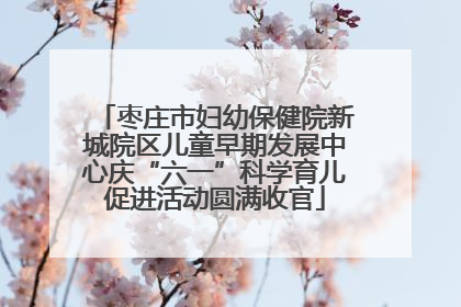 枣庄市妇幼保健院新城院区儿童早期发展中心庆“六一”科学育儿促进活动圆满收官