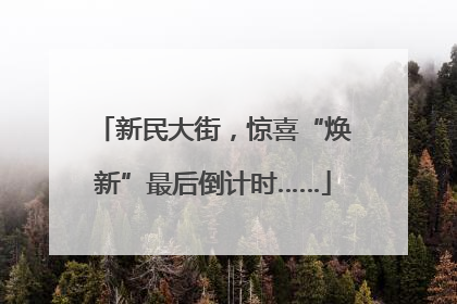 新民大街，惊喜“焕新”最后倒计时……