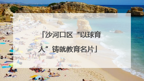 沙河口区“以球育人”铸就教育名片