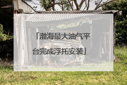 渤海最大油气平台完成浮托安装