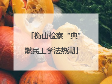 衡山检察“典”燃民工学法热潮