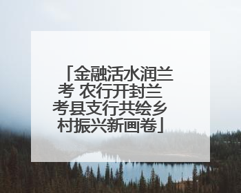 金融活水润兰考 农行开封兰考县支行共绘乡村振兴新画卷