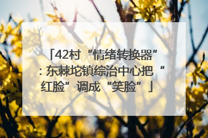 42村“情绪转换器”：东棘坨镇综治中心把“红脸”调成“笑脸”